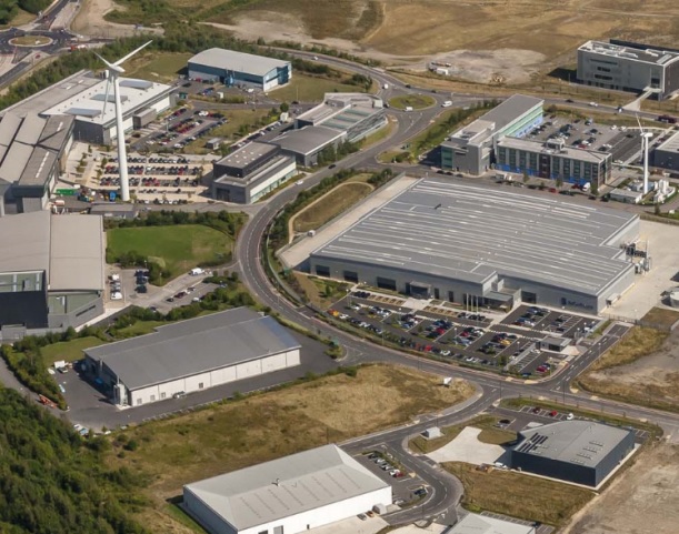 aerial view of technology centre