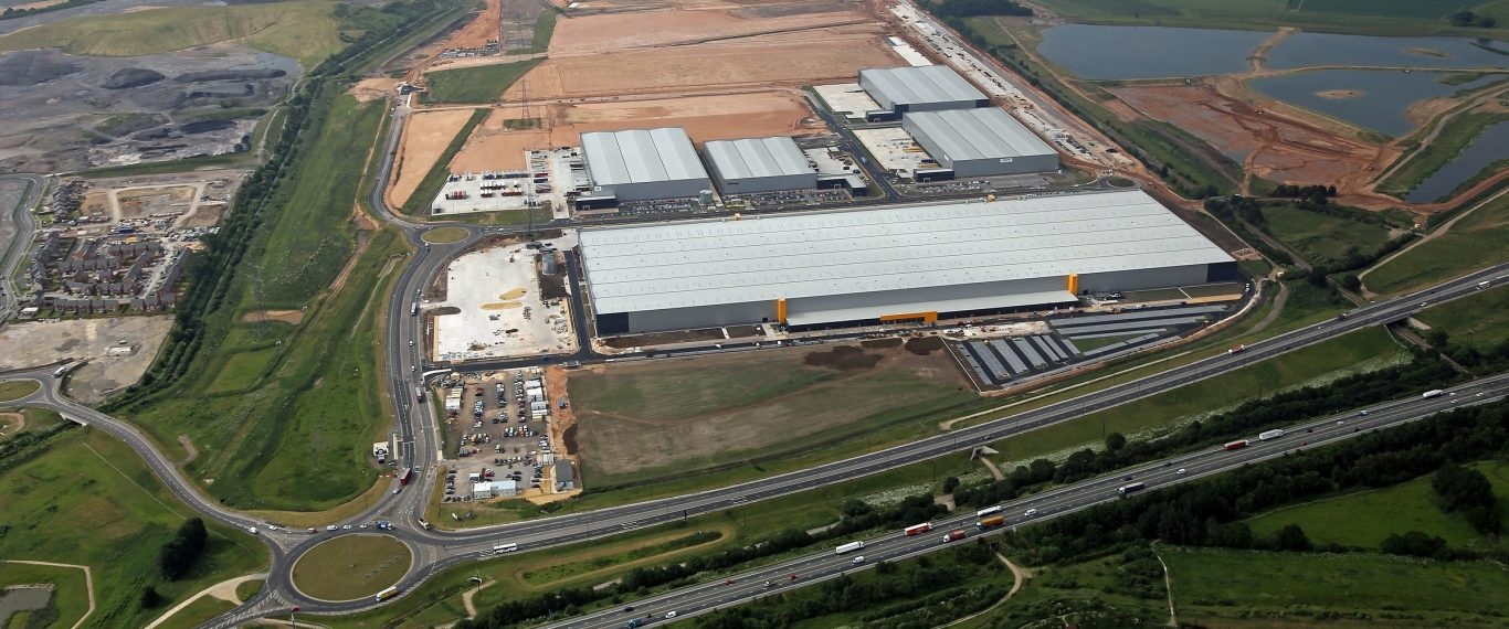 aerial view of IPORT DONCASTER area