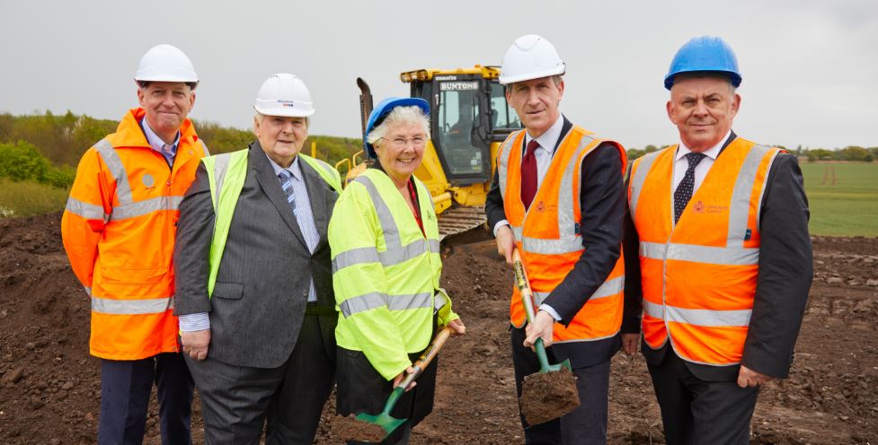 People starting work on new site