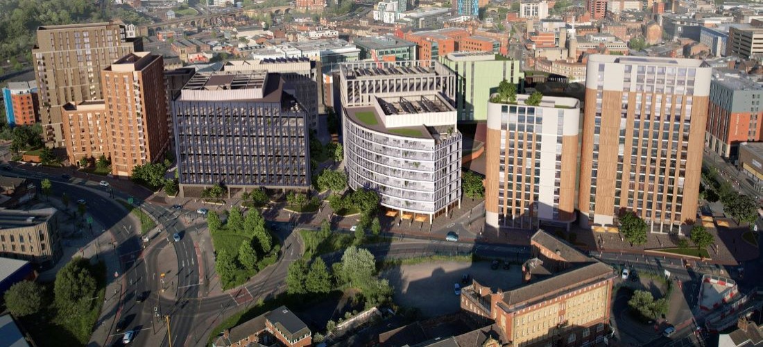 West Bar Development within Sheffield City Centre