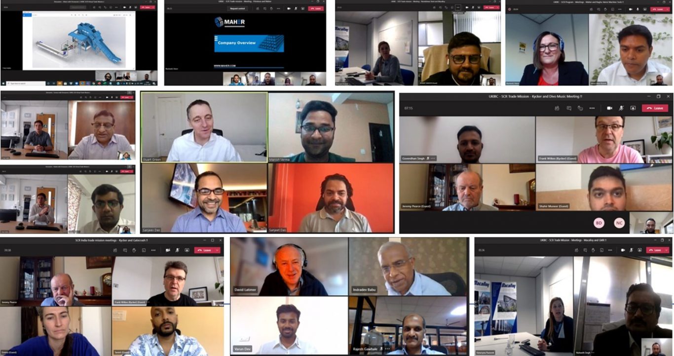 Trading in a virtual meeting