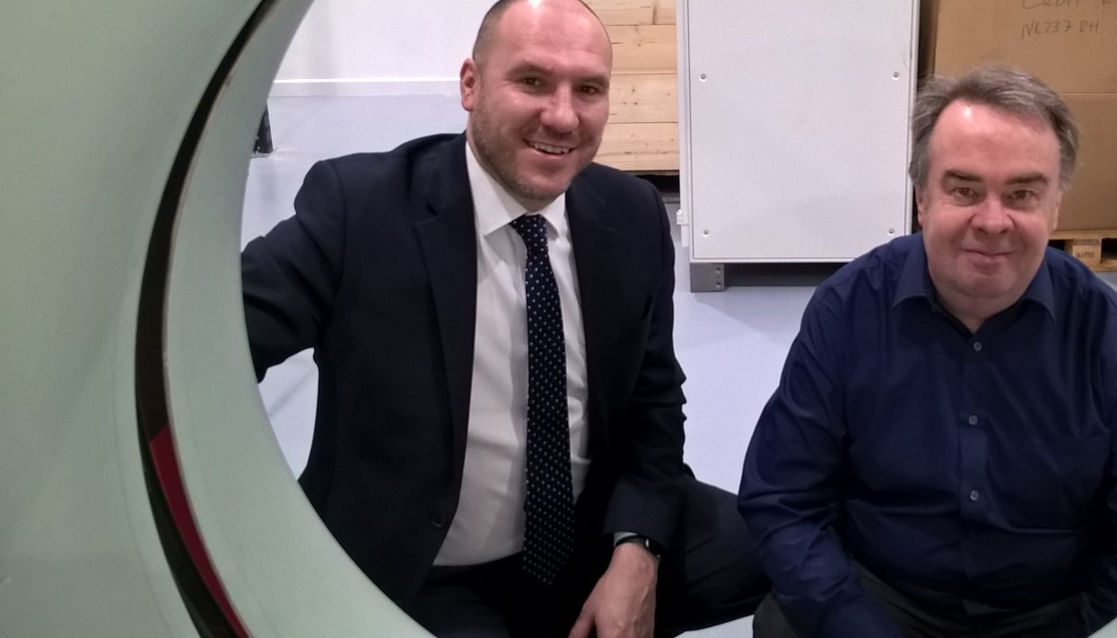 Enterprising –  Graham King, left, and Mike Cox