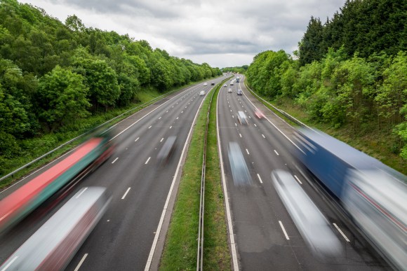 Image shows Motor way in Sheffield