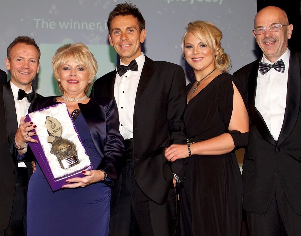 Seen in the picture are Chris Sprenger, Jayne Sprenger, Jason Sprenger, Rebecca Sprenger, and Richard Sprenger