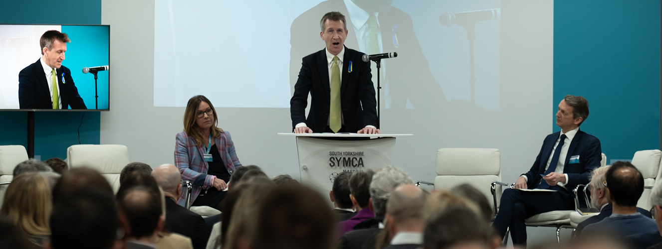 Announcement by by South Yorkshire Mayor Dan Jarvis